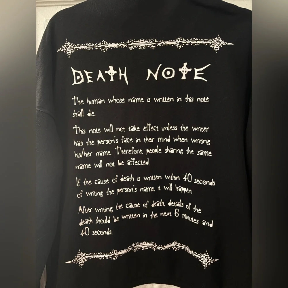 Death Note Ryuk Girls Varsity Jacket Plus Size | Hot Topic